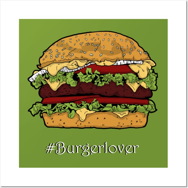 Burgerlover Wall Art by Astrablink7